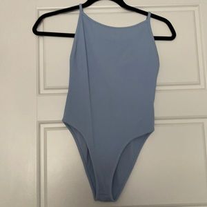 Baby blue zara bodysuit
